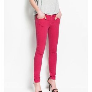 Zara pink skinny jeans 🌸 Perfect for Spring! 🌺